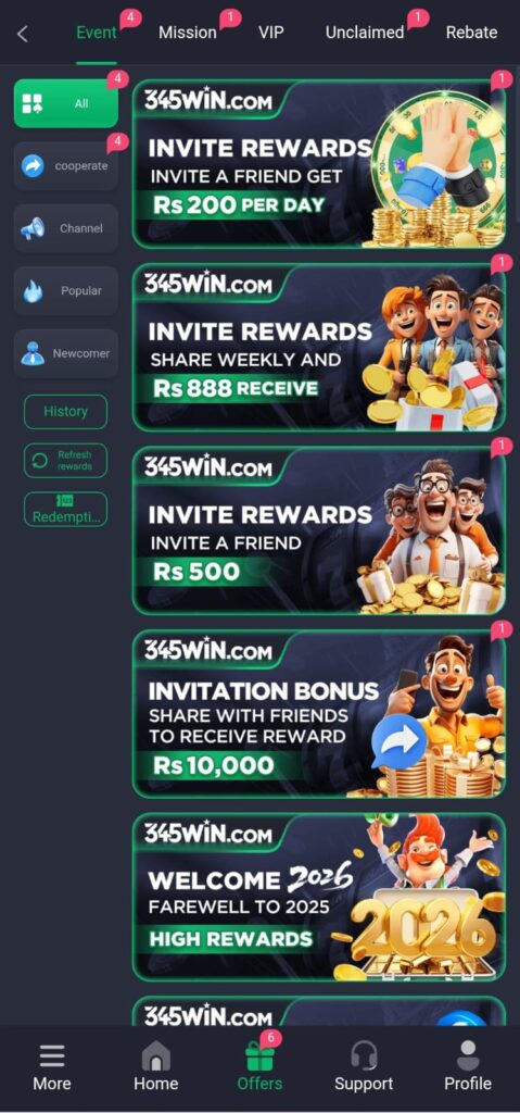 Key features of 345 Win Game such as real money games, fast withdrawal, and mobile-friendly design