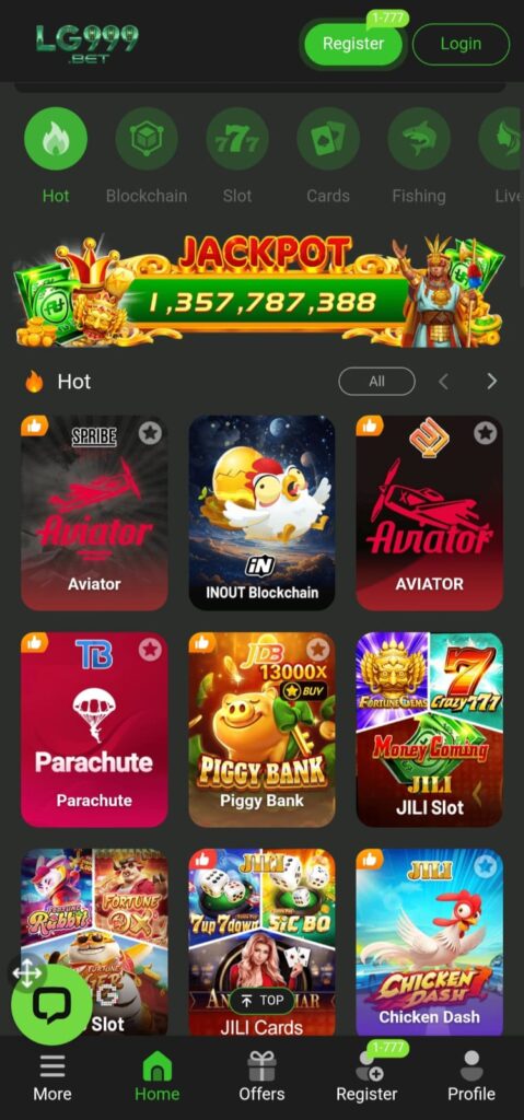 LG999 Game bonuses, rewards and promotions