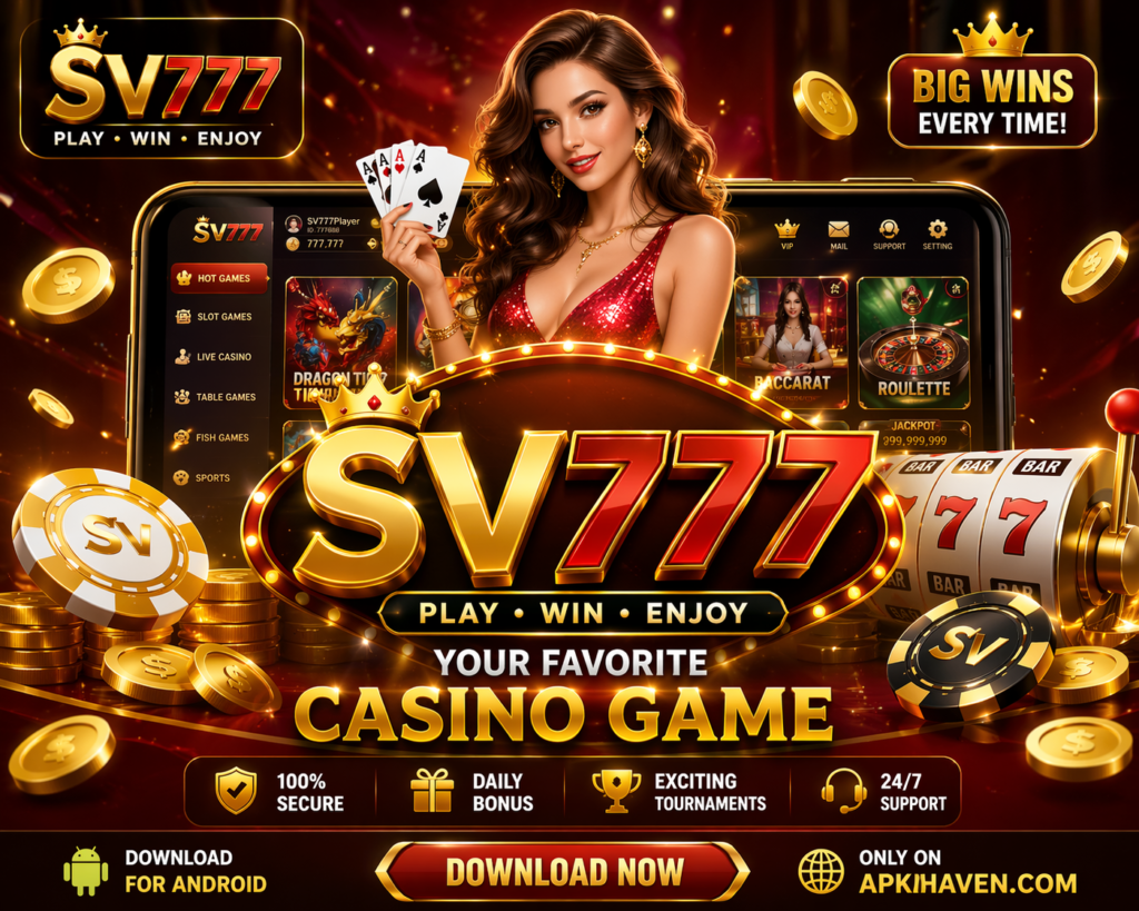 SV777 Game Earning real money dashboard